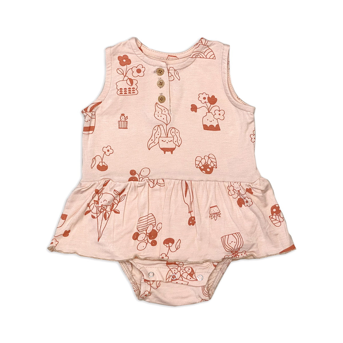 Bamboo Skirt Bodysuit