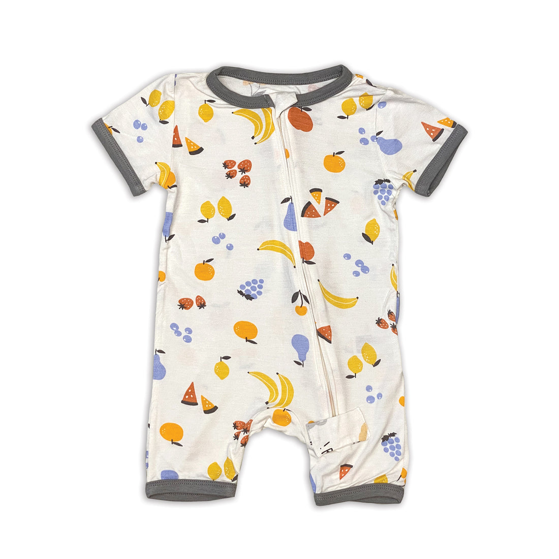 Bamboo Short Sleeve Zippy Romper
