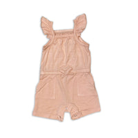 Bamboo Sleeveless Ruffle Romper *3-6m only*