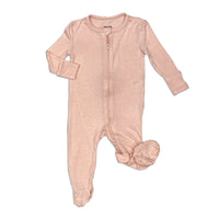 Bamboo Footed Sleeper - 2 Way Zipper