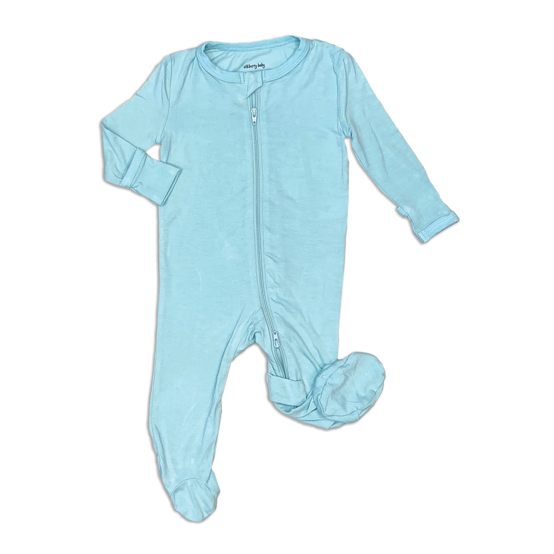 Bamboo Footed Sleeper - 2 Way Zipper