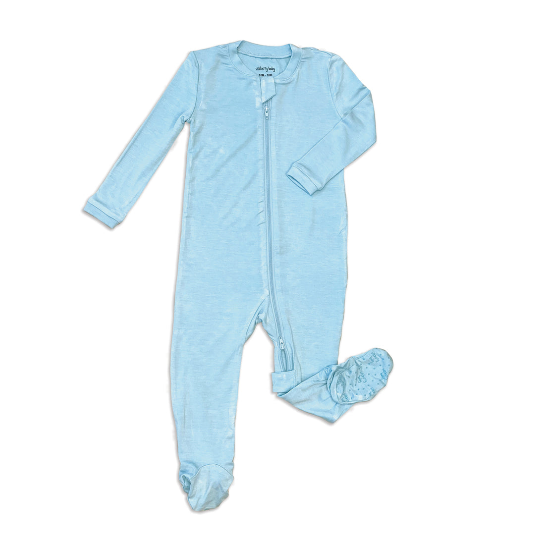 Bamboo Footed Sleeper - 2 Way Zipper