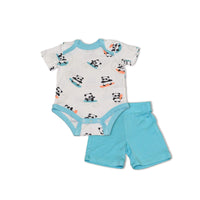 Bamboo Short Sleeve Onesie & Short Set