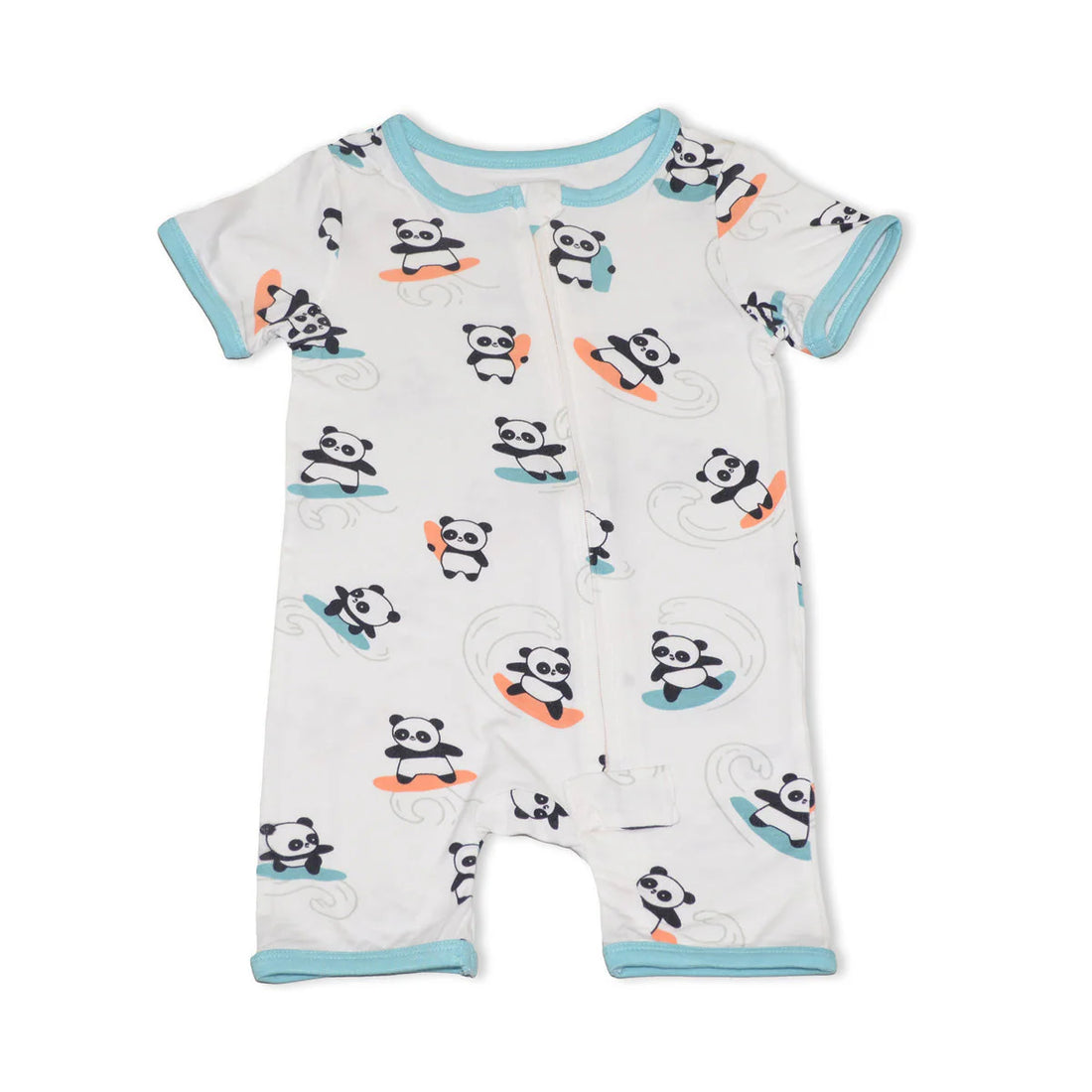 Bamboo Short Sleeve Zippy Romper