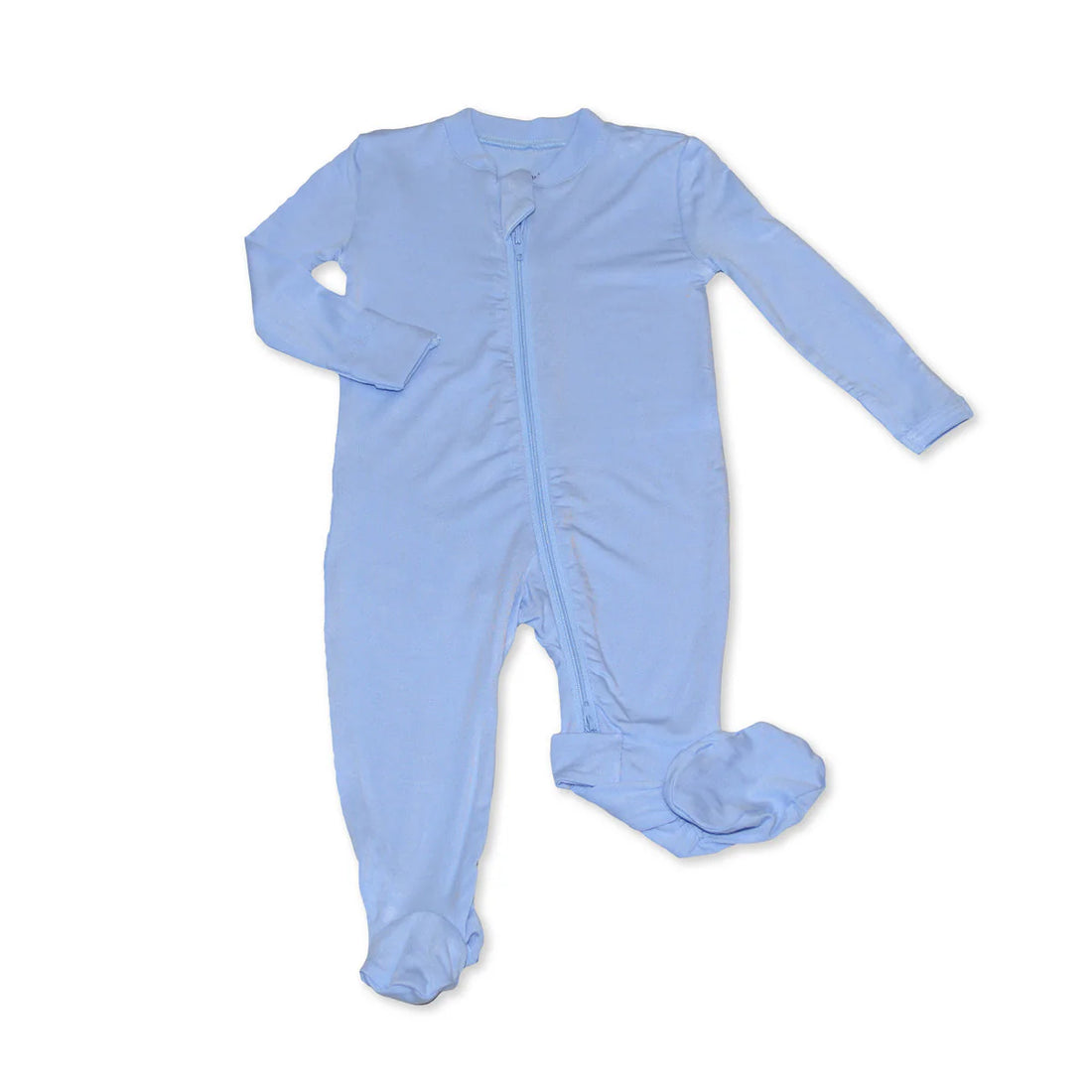 Bamboo Footed Sleeper - 2 Way Zipper