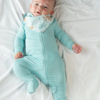 Bamboo Footed Sleeper - 2 Way Zipper