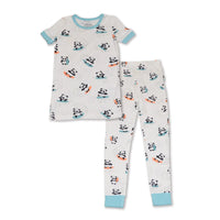 Silkberry Bamboo Short Sleeve 2 pc Pajama Set