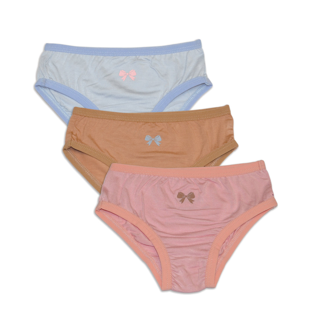 Bamboo Girls Bikini Underwear - 3 Pack