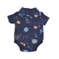 Bamboo Short Sleeve Polo Onesie