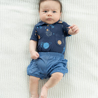 Bamboo Short Sleeve Polo Onesie