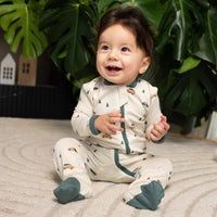 Bamboo Footie Sleeper with Two Way Zipper