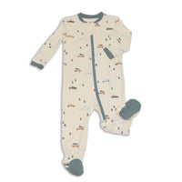 Bamboo Footie Sleeper with Two Way Zipper