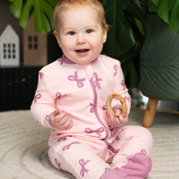 Bamboo Fleece Footie with 2 Way Zipper