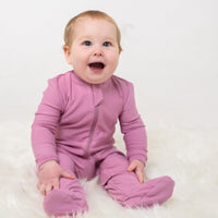 Bamboo Fleece Footie with 2 Way Zipper