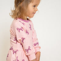 Bamboo Fleece Tiered Dress