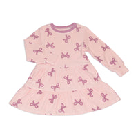 Bamboo Fleece Tiered Dress