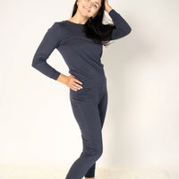 Women's Bamboo Wool Long Sleeve Pajama Set