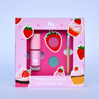 Strawberry Cupcake Kids Makeup Set