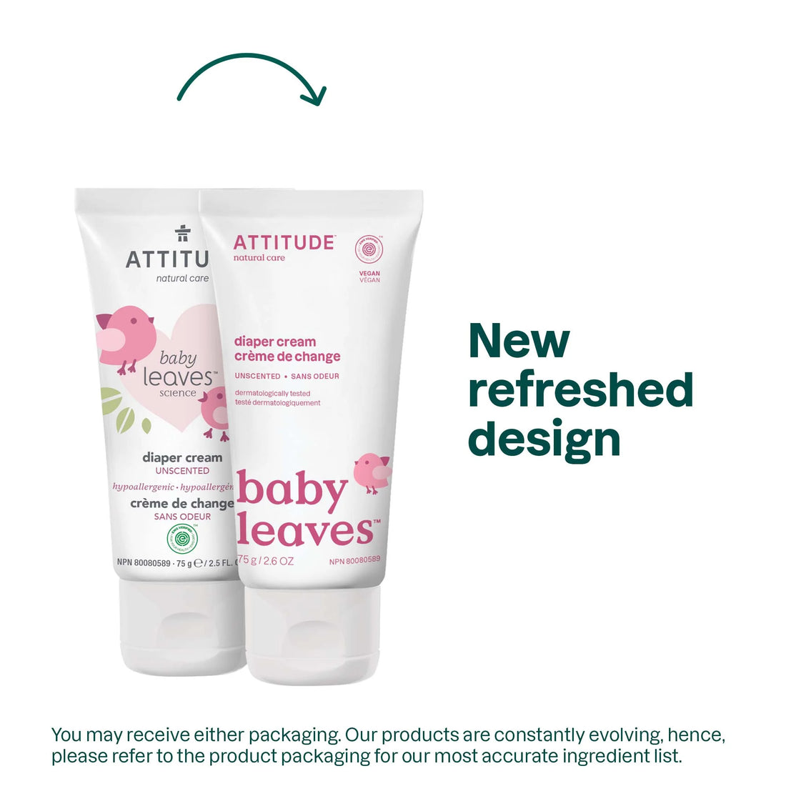 Baby Leaves Unscented Diaper Cream