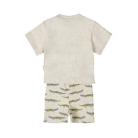 Baby Two Piece Crocodile Top & Shorts