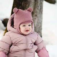 Knit Balaclava with Bear Ears