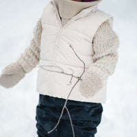 Knit Teddy Bear Mitten
