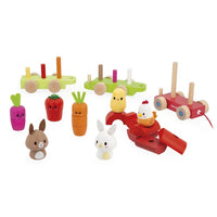 Wooden Farm Train
