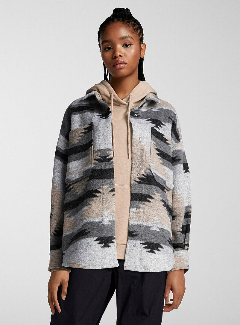 Ladies Felted Shacket