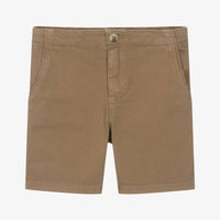 Boys Khaki Twill Shorts
