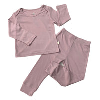 Ribbed Bamboo Two Piece Lounge Set