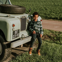Boys Long Sleeved Green Mountain Top