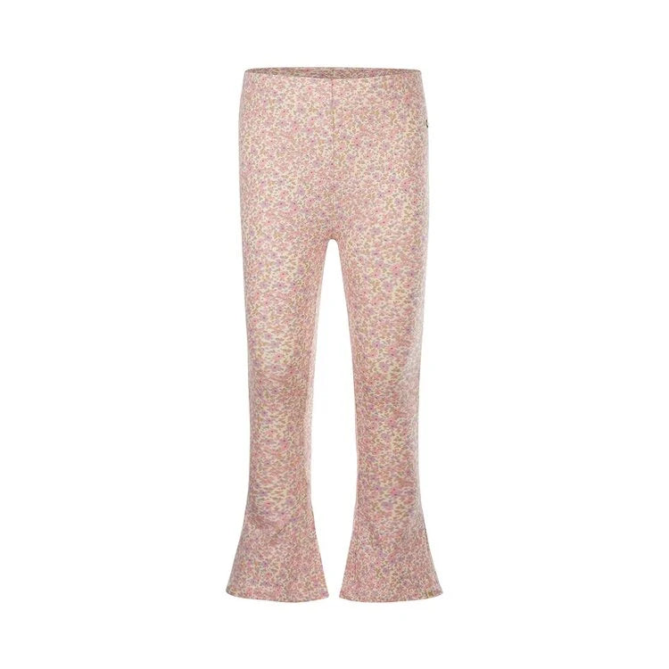 Girls Floral Flared Leggings