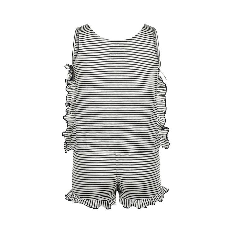 Girls Striped Two Piece Set