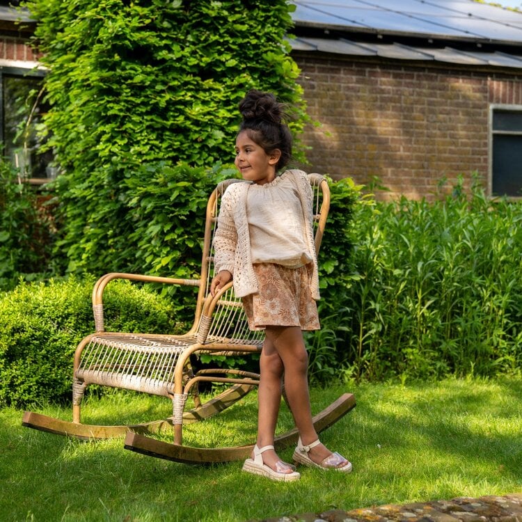 Girls White Muslin Top