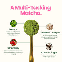 Iced Strawberry Matcha Latte