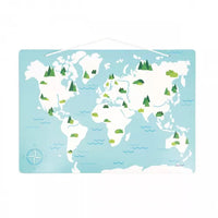 Minikids Magnetic World Map