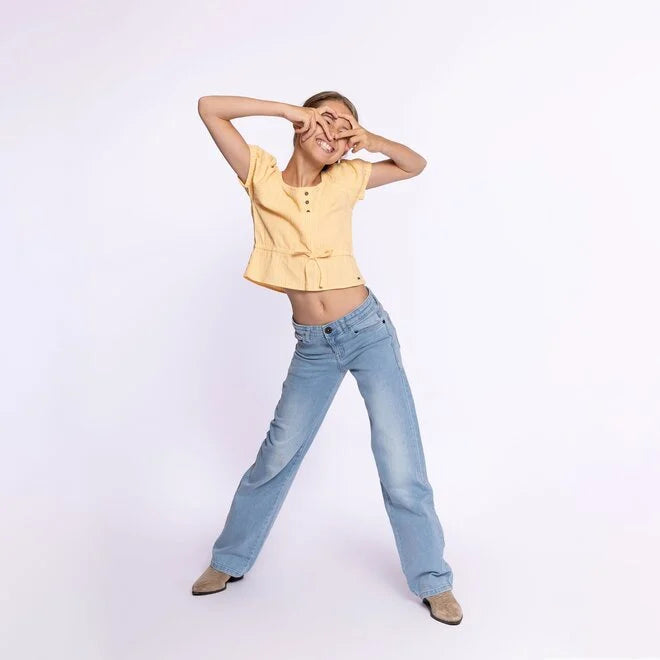 Girls Wide Legged Jeans