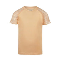 Girls Lace Sleeved T-Shirt