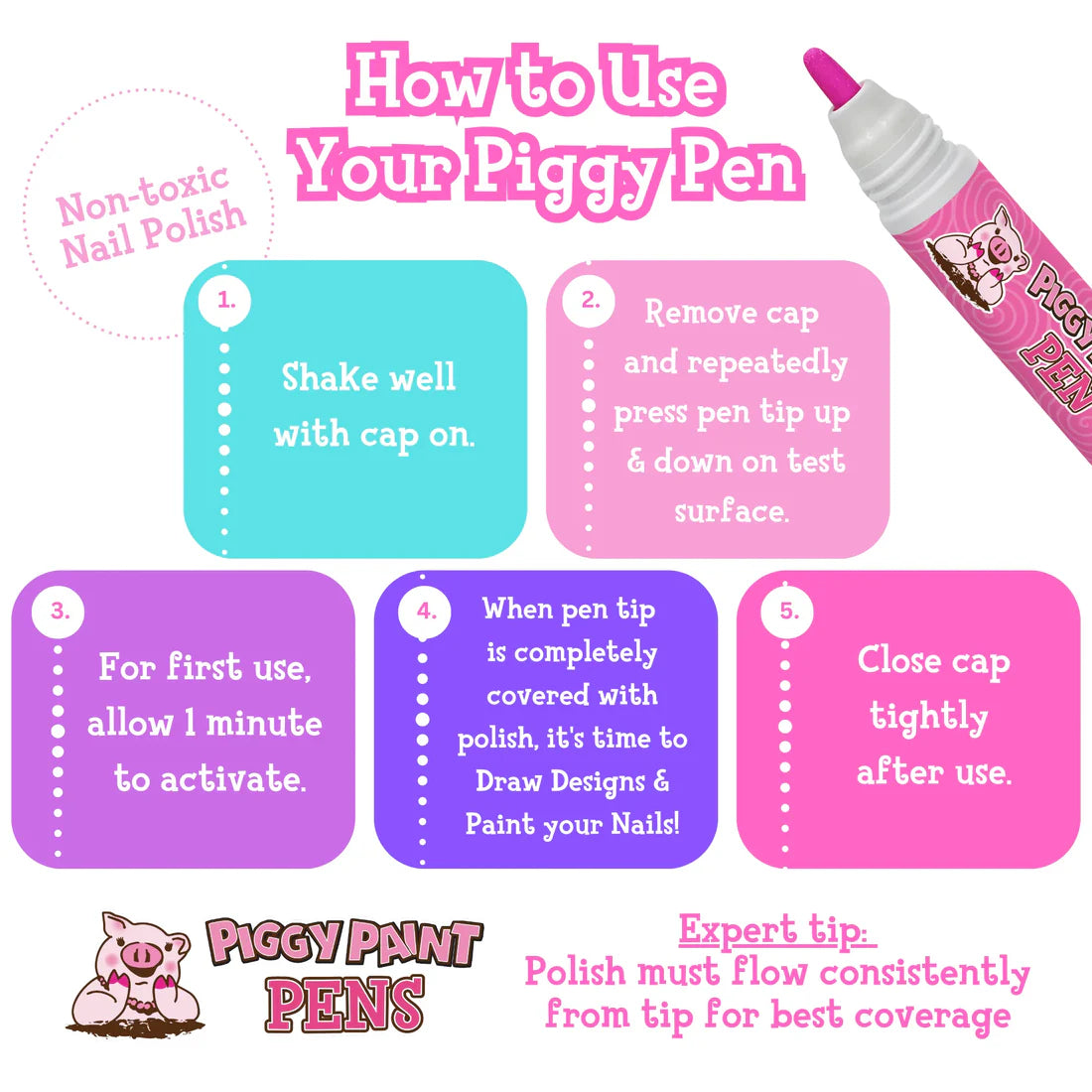Piggy Polish Pens