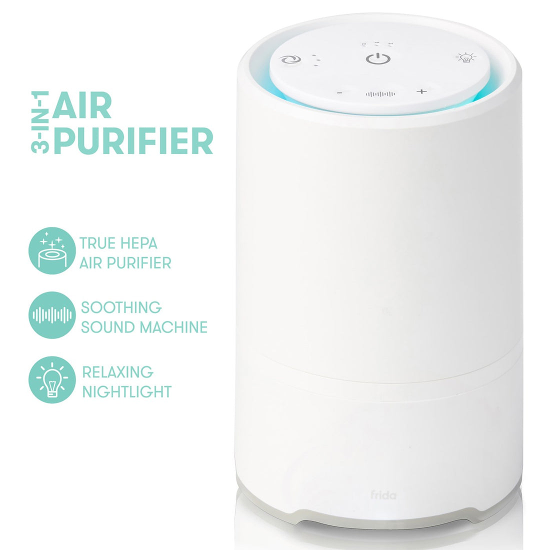 3 in 1 Air Purifier Sound Machine Nightlight