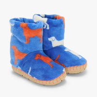 Dog Silhouette Fleece Slippers