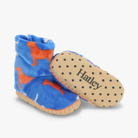 Dog Silhouette Fleece Slippers