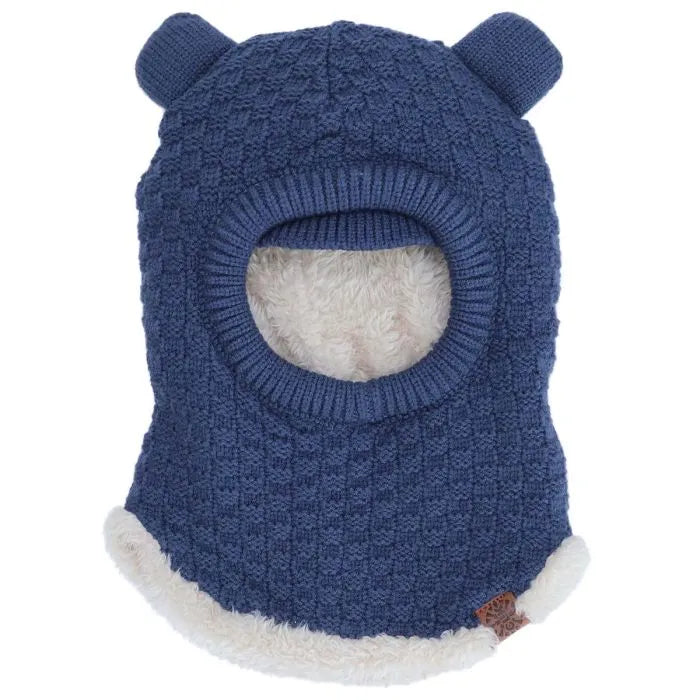 Knit Balaclava with Bear Ears