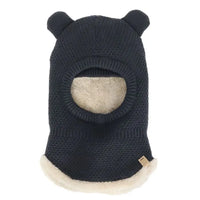 Knit Balaclava with Bear Ears