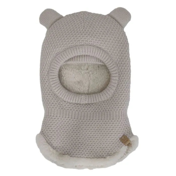 Knit Balaclava with Bear Ears