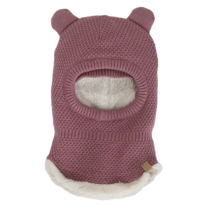 Knit Balaclava with Bear Ears