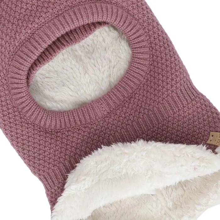 Knit Balaclava with Bear Ears