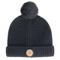 Knit Pom Pom Newborn Hat