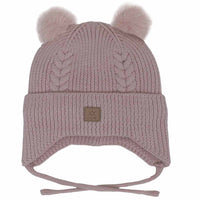 Soft Touch Two Pom Pom Knit Hat