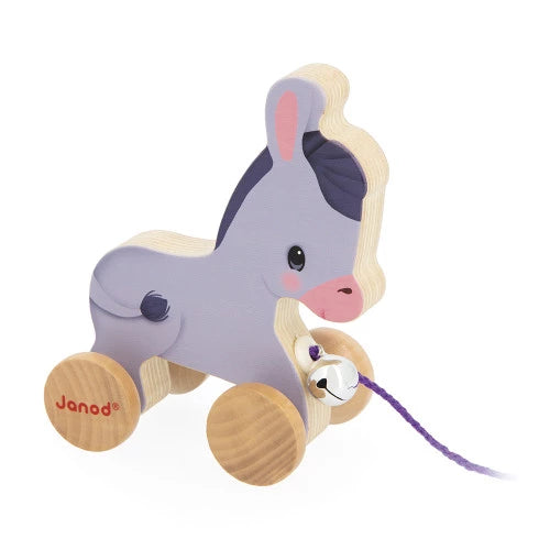 Wooden Pull Along Donkey